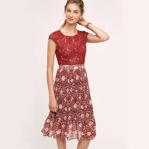 Anthropologie Arcadia Midi Dress- Size 2P